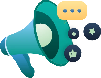 Ilustración de comunicación y participación